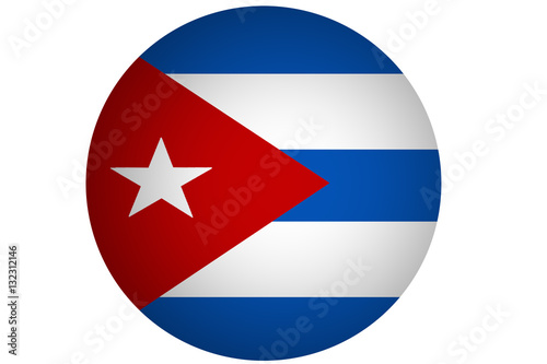 Cuba flag ,Cuba national flag 3D illustration symbol. Illustration