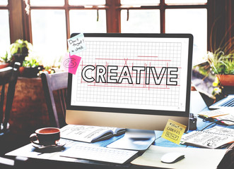 Poster - creative ideas design draft graphic concept