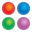 buttons colored vector
