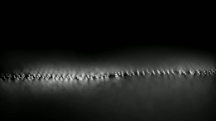 Poster - Shaky abstract motion background. Black and white.