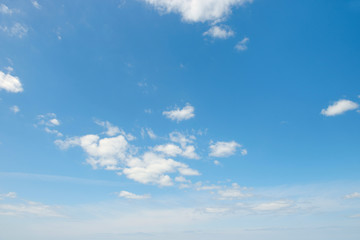 Wall Mural - white fluffy clouds