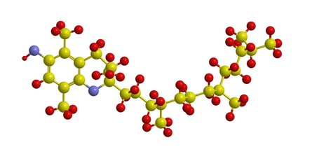 Canvas Print - Molecular structure of Tocopherol (vitamin E)