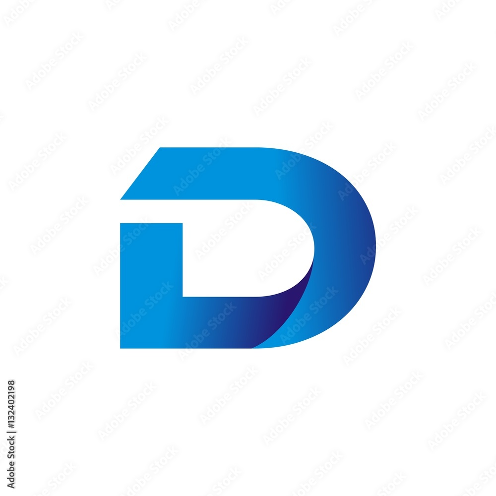 Obraz na płótnie Logo Letter D Modern w salonie