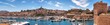 canvas print picture - Panorama alter Hafen von Marseille
