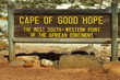 Cape of Good Hope, Signboard of scenic walk at cape of good hope, South Africa