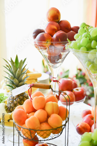 Fruit Decoration For Wedding Reception Buy This Stock Photo And