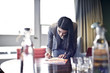 © Andy Paul - Caucasian businesswoman in an office