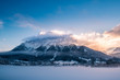 Wintermorgen am Zugspitzmassiv