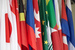 group of Asia and Southeast Asia international flags