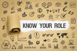 © magele-picture - Know Your Role / Papier mit Symbole