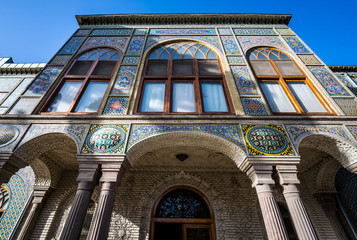 Sticker - Salam Hall building, part of Golestan Palace in Tehran, capital of Iran