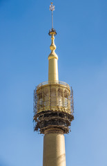 Sticker - Minaret of Mausoleum of Ruhollah Khomeini in Tehran, capital of Iran