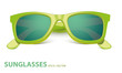 © fenskey - greenery sunglasses in the classical frame the 50s