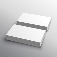 Wall Mural - business card mockup presentation for display
