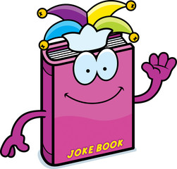 Wall Mural - Cartoon Joke Book Waving