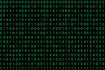 Seamless pattern with binary code