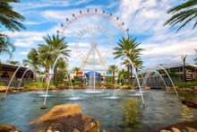 The Orlando Eye Is A 400 Feet Tall Ferris Wheel In The Heart Of Orlando And The Largest Observation Wheel On The East Coast, United States