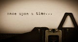 Fototapeta  - once upon a time...
geschrieben auf alter Schreibmaschine