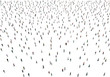 © junghc1 - 3D render crowd of people on white background from top view ,bir