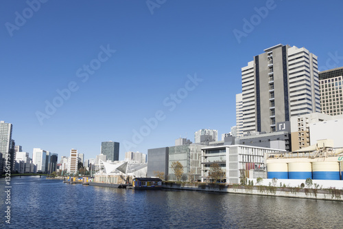 東京都市風景天王洲アイルビル群運河快晴青空stock Photo Adobe Stock