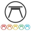 © sljubisa - Camping table Icon Vector