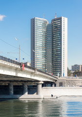 Wall Mural - Novoarbatsky bridge in Moscow