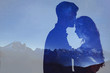 © Song_about_summer - man and woman love, double exposure of couple