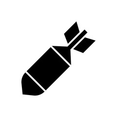 Air bomb icon vector