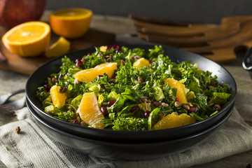 Poster - Raw Healthy Kale Winter Salad