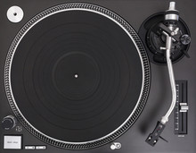 Professional DJ Turntable Equipment, Top View