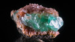 Apophyllit Kristalle auf Grundgestein
