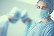 © lenets_tan - Team surgeon at work in operating room.