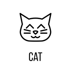 Sticker - Icon or logo in modern line style