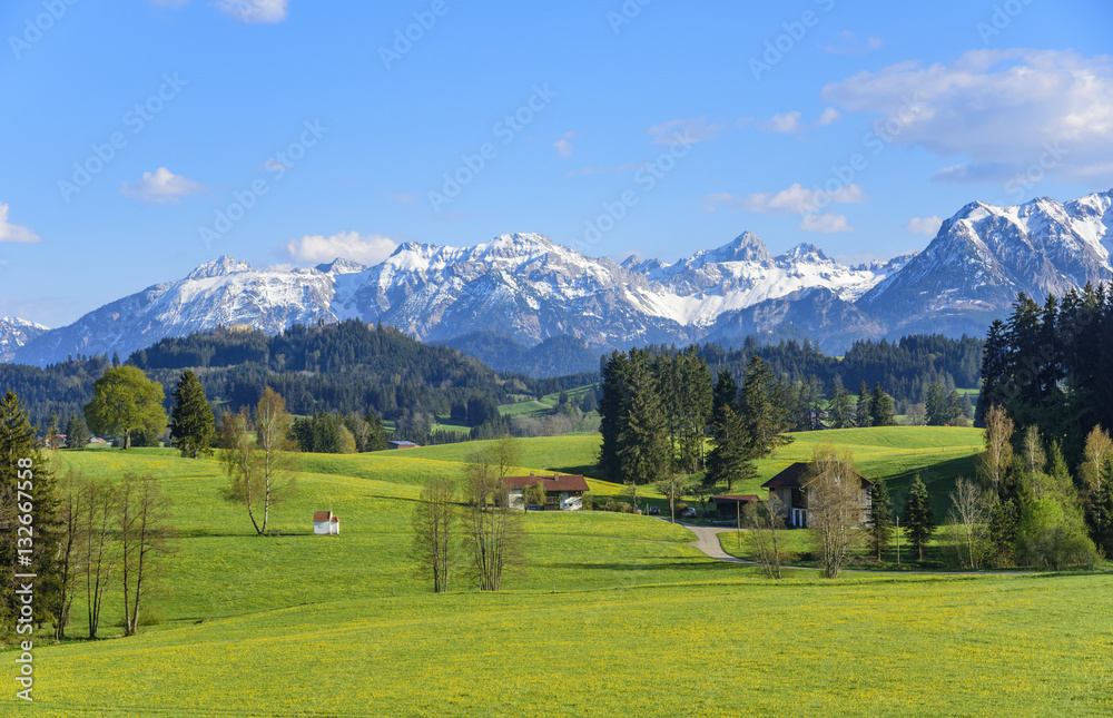 Foto de Stock Naturlandschaft im Allgäu | Adobe Stock