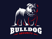 Bulldog Logo - Vector Illustration, Emblem