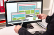 © thodonal - Responsive design concept on a computer monitor