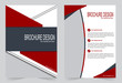 © kheat - Brochure template, Flyer design red template