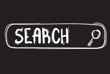  - Search Information Online Internet Technology Doodle Hand Draw Sketch Background Vector Illustration