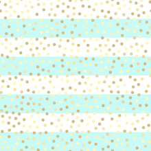 Gold Glitter Seamless Pattern, Striped Background