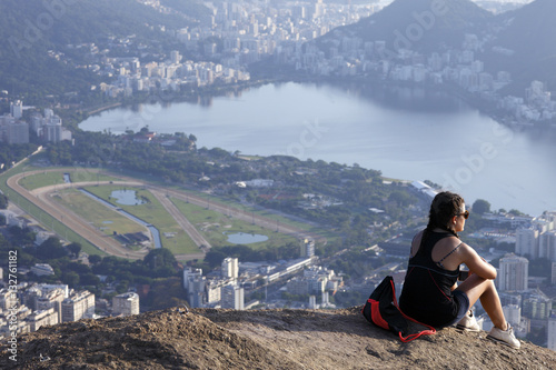 Obraz na plátně View of two brother mountain, Rio de Janeiro