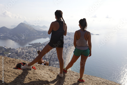 Obraz na plátně View of two brother mountain, Rio de Janeiro