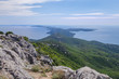 Ausblick vom Televrino, Berg bei Nerezine Kroatien
