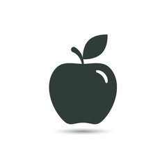 Wall Mural - Apple icon, vector.