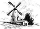 Old wind mill