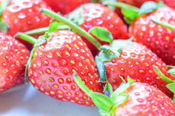 Wall Mural - Strawberry. Fresh strawberry. Red strewberry.