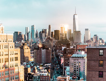 Elevated View Of Manhattan, New York City