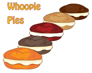 Wall Mural - whoopie pies