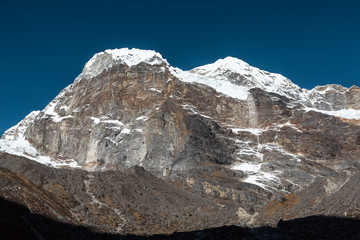 Wall Mural - High Peak View in Nepal Mountains