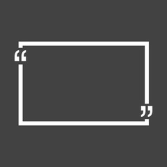 Fototapete - Quote bubble blank templates. Empty business card, paper sheet, information, text. Print design Vector illustration