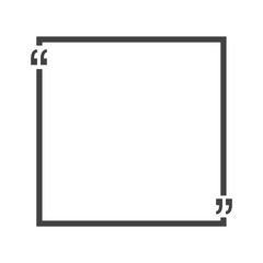 Fototapete - Quote bubble blank templates. Empty business card, paper sheet, information, text. Print design Vector illustration